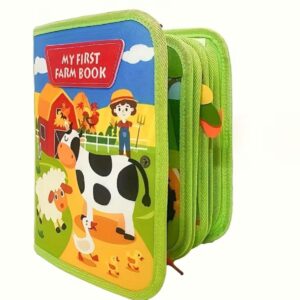 juegos, niños, granja